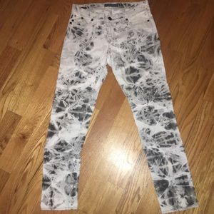 Black Acid Wash Jeans